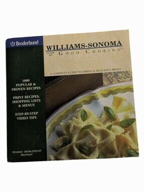 Williams Sonoma Guide to Good Cooking - Broderbund CD ROM Software